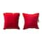 Glitzhome® Hooked 3D Santa & Snowman Throw Pillow Set